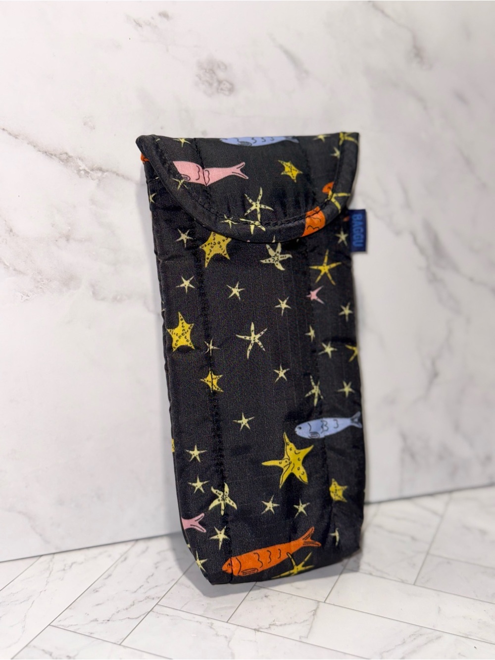 BAGGU Starfish Puffy Glasses Pouch